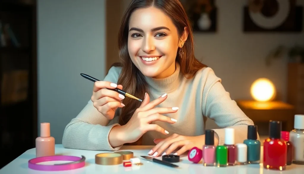 diy french manicure hacks