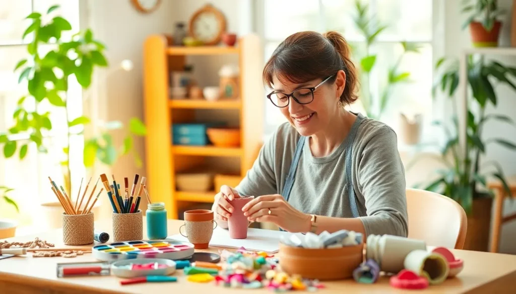 easy craft ideas for adults